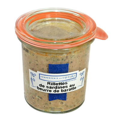 Pot Weck Rillettes de Sardines au Beurre Baratte CONSERVERIE DES SAVEURS (2)