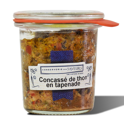 Pot Weck Concassé de Thon en Tapenade CONSERVERIE DES SAVEURS (2)