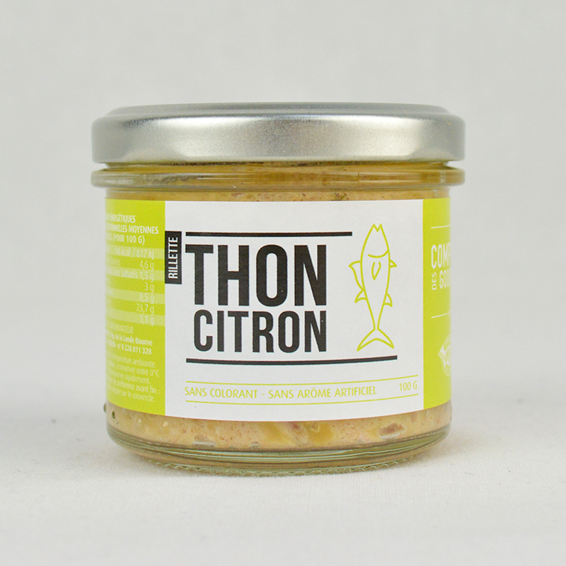 Rillettes De Thon Citron COMPTOIR DES GOURMETS