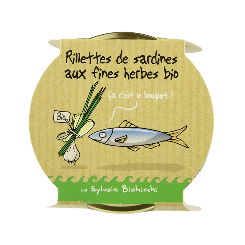 Rillettes de Sardines aux fines  herbes BIO CONSERVERIE DES SAVEURS