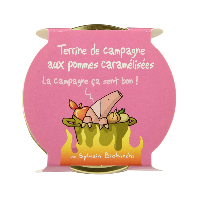 Terrine de Campagne aux Pommes caramélisées CONSERVERIE DES SAVEURS (2)
