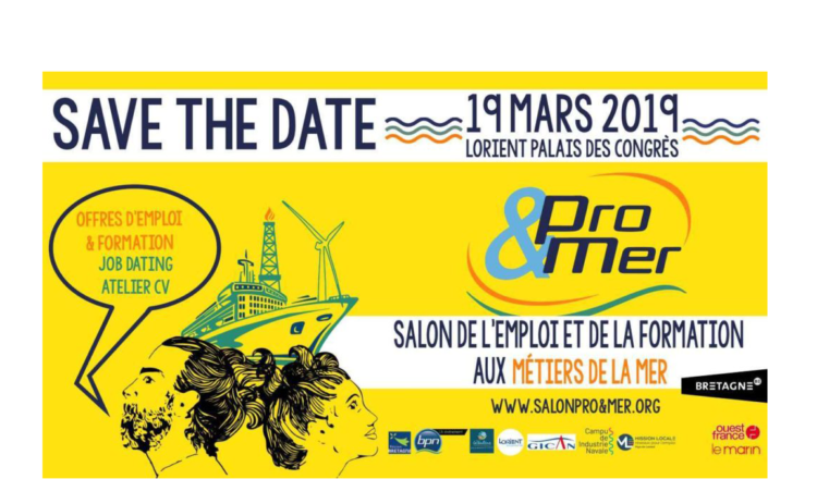 Salon Pro&Mer 19 mars à Lorient