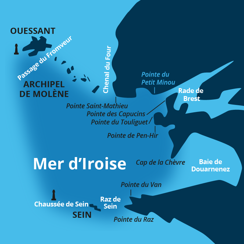 carte Mer d'Iroise