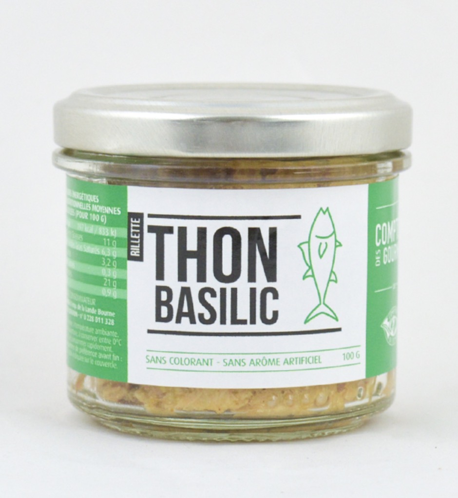 rillettes de thon basilic